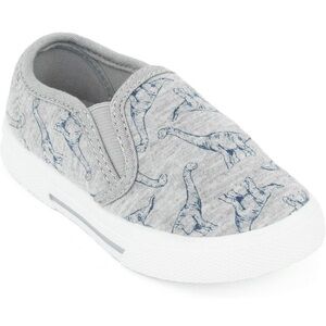 Simple Joys By Carter’s Denim Tennis Sneakers With Dinosaur Prints